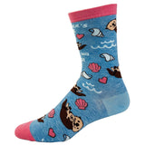 Women's A Mother's Love Is Like No Otter Socks Funny Ocean Beach Mother's Day Novelty Footwear