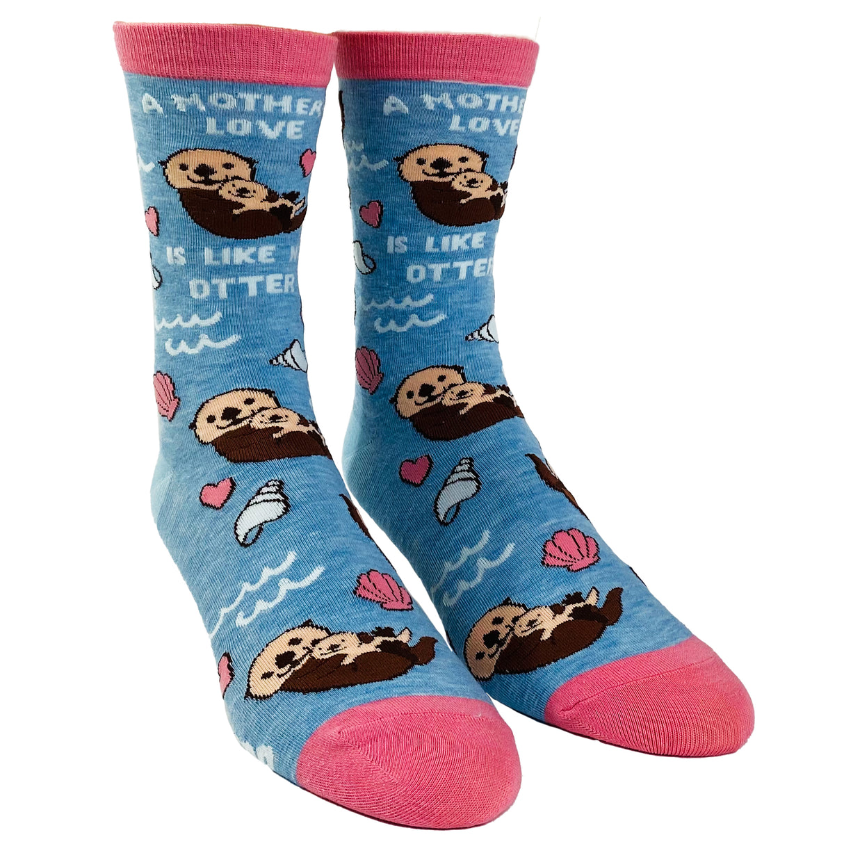 Women's A Mother's Love Is Like No Otter Socks Funny Ocean Beach Mother's Day Novelty Footwear