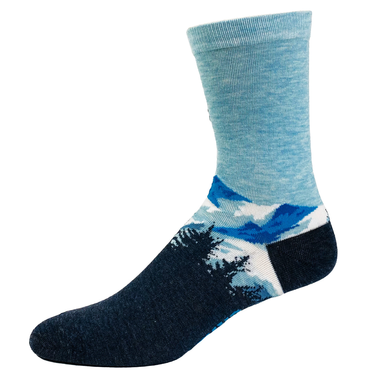 Men's The Mountains Are Calling And I Must Go Socks Funny Outdoor Camping Adventure Hiking Footwear