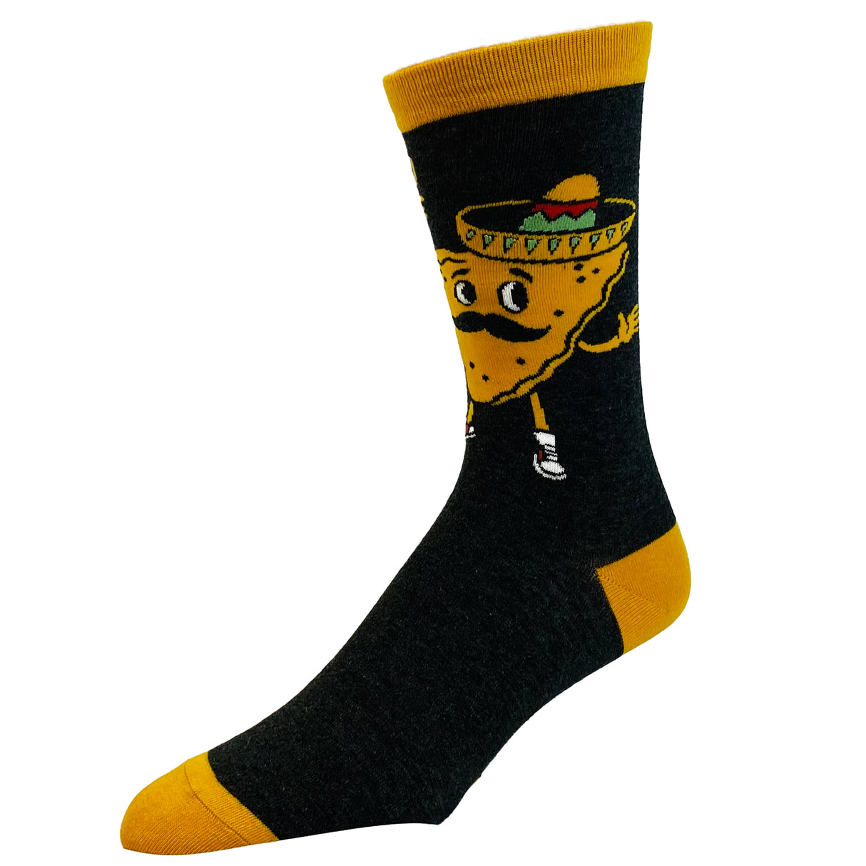 Men's Nacho Average Dad Socks Funny Cinco De Mayo Sombrero Novelty Footwear