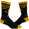 Men's Nacho Average Dad Socks Funny Cinco De Mayo Sombrero Novelty Footwear