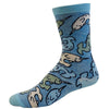 Women's Save The Narwhals Socks Cute Ocean Whale Unicorn of The Sea Graphic Footwear