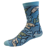 Youth Save The Narwhals Socks Cute Ocean Whale Unicorn of The Sea Graphic Footwear