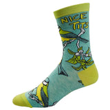 Men's Nice Tits Socks Funny Bird Watching Sarcastic Boobs Novelty Footwear