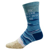 Women's The Ocean Just Gets Me Socks Funny Beach Vacation Boating Novelty Footwear
