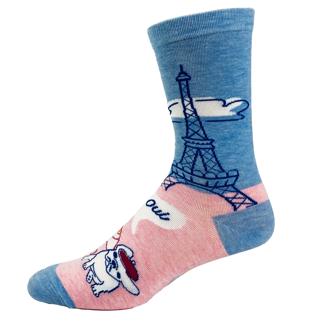 Women's Oui Oui French Bulldog Socks Funny Sarcastic Pet Puppy Lover Novelty Dog Footwear