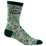 Women's Plant Mom Socks Funny Gardening Flowers Herbs Growing Novelty Graphic Footwear