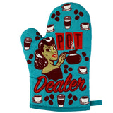 Pot Dealer Oven Mitt Funny Coffee Lover Sarcastic 420 Marijuana Novelty Kitchen Glove