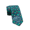 I'm Retired I'm Free To Do Whatever I Want Necktie Funny Sarcastic Retirement Tie