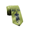 Running Sometimes Motivation Find You Necktie Funny Bear Chase Sarcastic Camping Graphic Tie