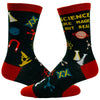 Youth Science Like Magic But Real Socks Funny Nerdy Chemistry Sarcastic Graphic Footwear