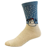 Men's Up To Snow Good Socks Funny Christmas Winter Weather Snowman Novelty Footwear