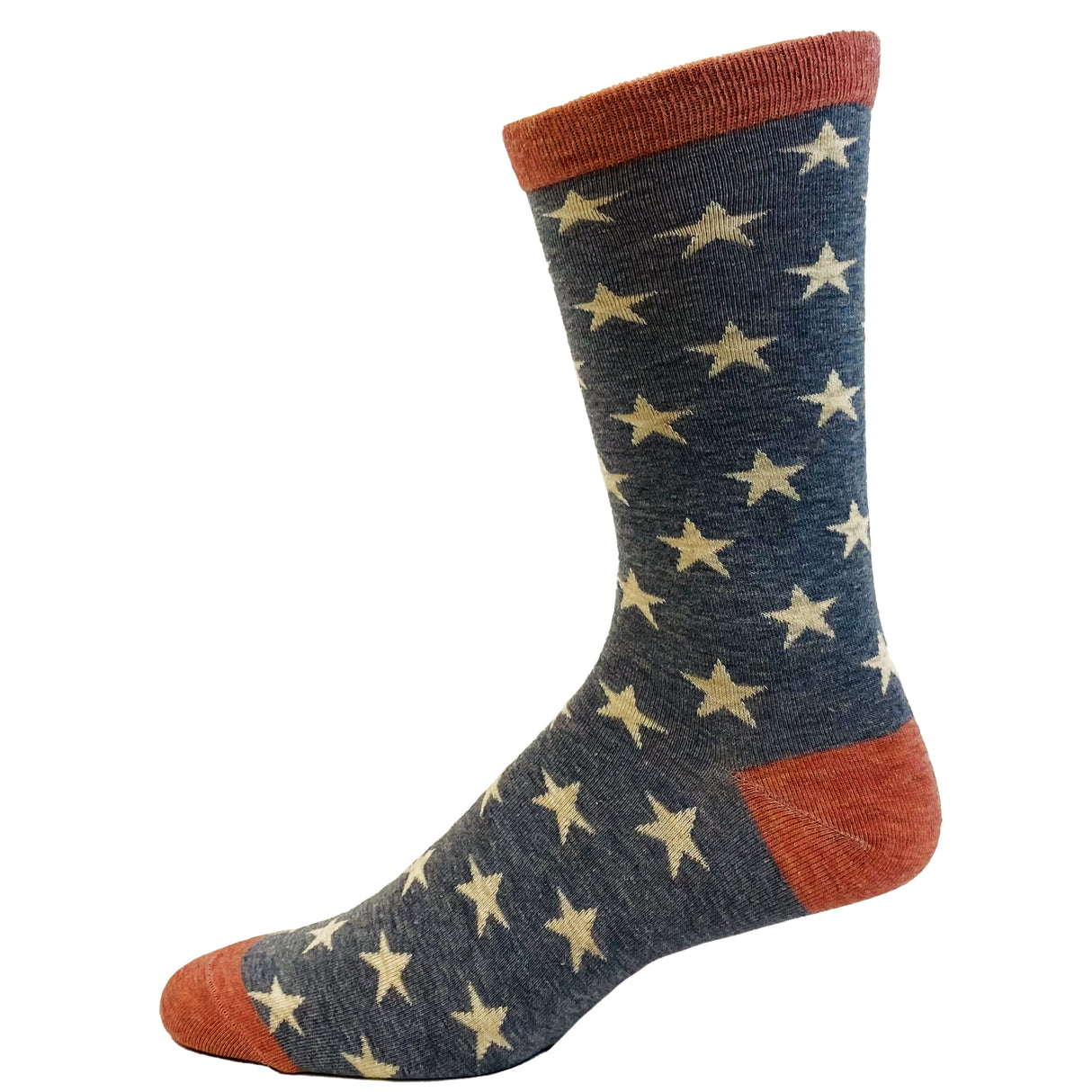 Men's Stars And Stripes Socks Festive 4th Of July Independence Day Patriot Footwear