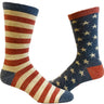 Men's Stars And Stripes Socks Festive 4th Of July Independence Day Patriot Footwear