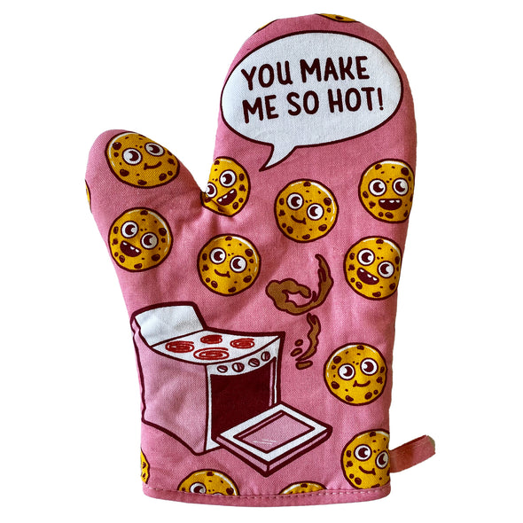 You Make Me So Hot Oven Mitt Funny Baking Cookies Novelty Kitchen Glove