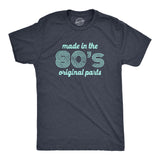 Mens Made In The 80s Original Parts Tshirt Funny Age Birthday Decade Graphic Tee