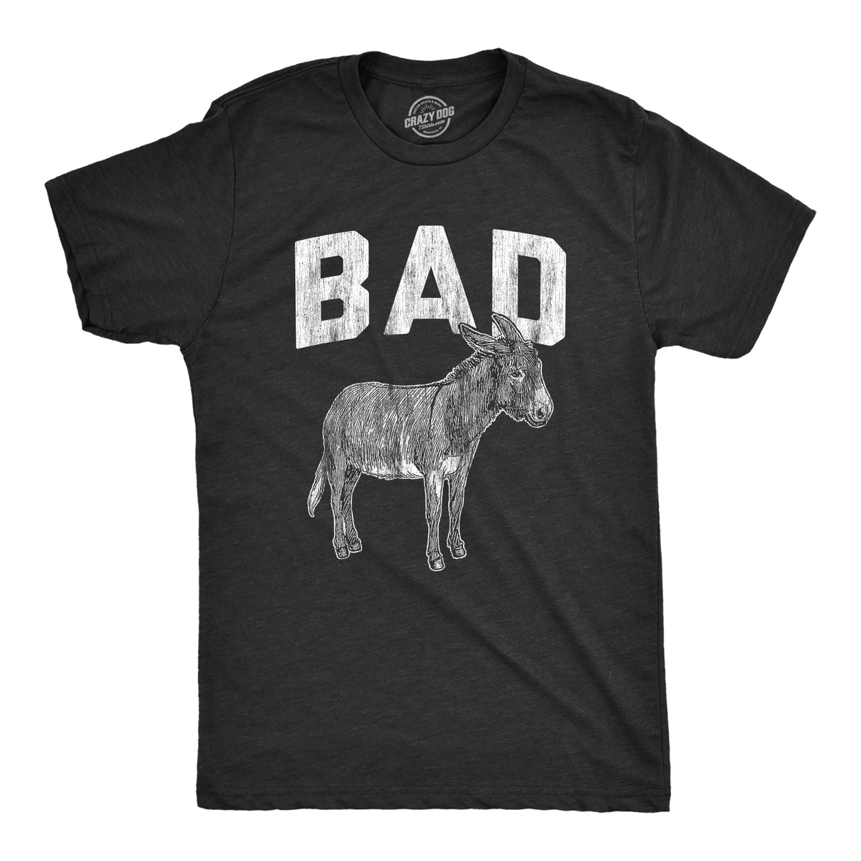 Mens Bad Ass Tshirt Funny Donkey Jackass Sarcastic Graphic Novelty Tee