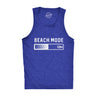 Mens Beach Mode Fitness Tank Funny Vacation Holiday Travel Summer Graphic Novelty Tanktop