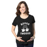 Maternity Boo We're Having Two Tshirt Funny Pregnancy Twins Announcement Halloween Tee
