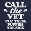 Mens Fitness Tank Call The Vet Cuz These Puppies Are Sick Tanktop Funny Guns Muscles Shirt