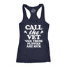 Womens Fitness Tank Call The Vet Cuz These Puppies Are Sick Tanktop Funny Guns Muscles Shirt