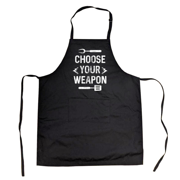 Choose Your Weapon Cookout Apron