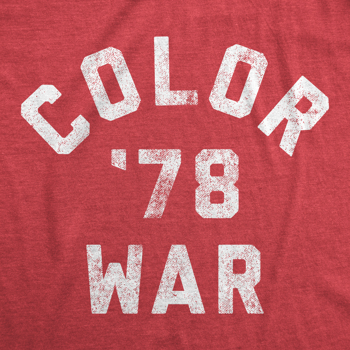 Mens Color War 78 Tshirt Funny Horror TV Graphic Novelty Tee