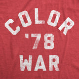 Mens Color War 78 Tshirt Funny Horror TV Graphic Novelty Tee
