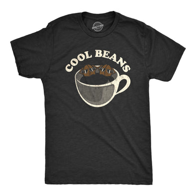Mens Cool Beans Tshirt Funny Coffee Lover Cafe Barista Graphic Tee