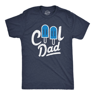 Mens Cool Dad Popsicle Tshirt Funny Summer Fathers Day Appreciation Graphic Tee