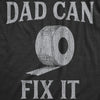 Mens Dad Can Fix It T shirt Funny Duct Tape Father's Day Graphic Novelty Tee