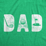 Mens Dad Golf Tshirt Funny Fathers Day Gift For Dad Outdoor Sports Graphic Tee