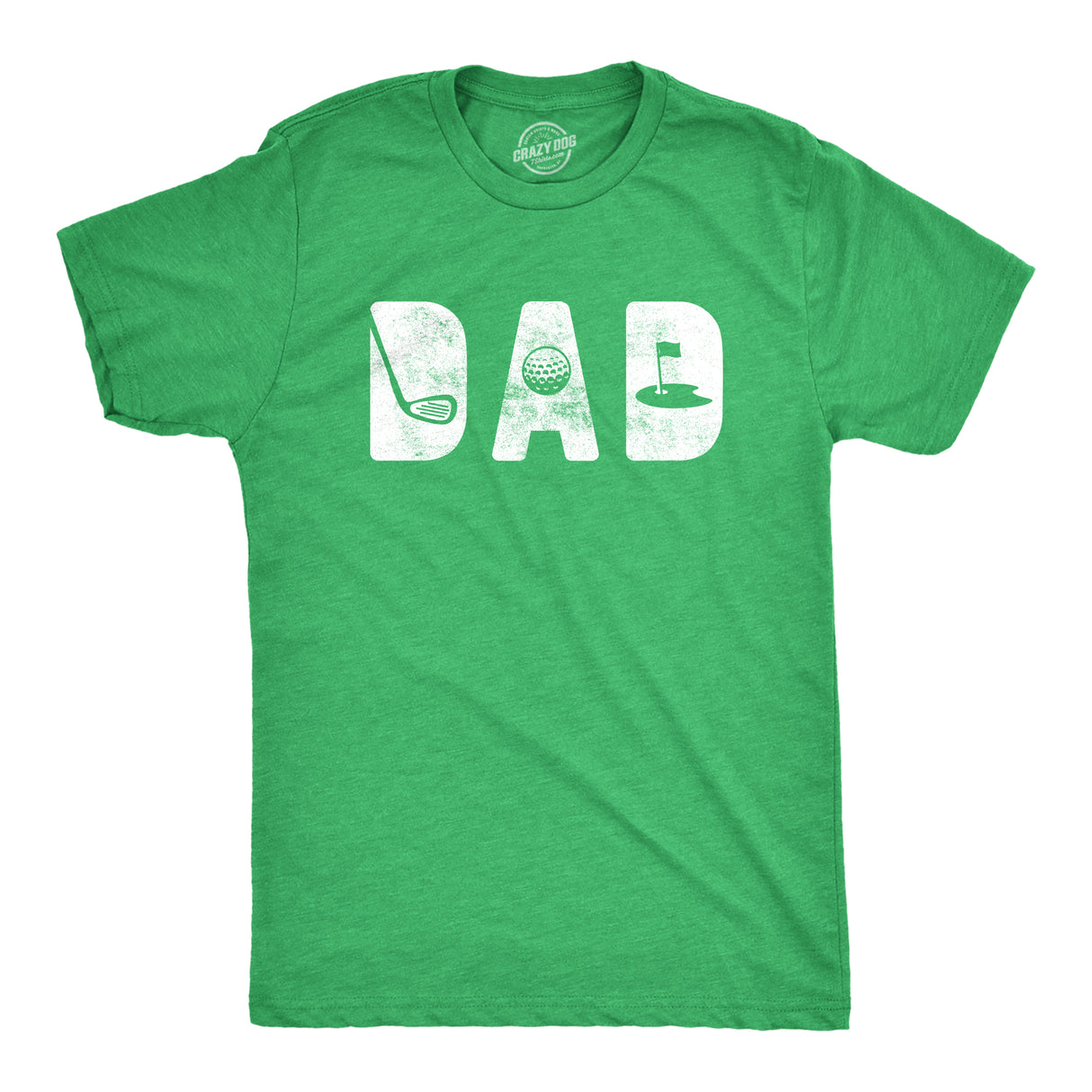 Mens Dad Golf Tshirt Funny Fathers Day Gift For Dad Outdoor Sports Graphic Tee