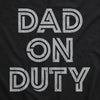 Dad On Duty Face Mask Funny Father's Day Parenting Graphic Mouth Covering