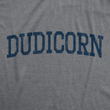 Mens Dudicorn Tshirt Funny Dude Unicorn Mythical Horse Hilarious Graphic Novelty Tee