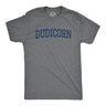 Mens Dudicorn Tshirt Funny Dude Unicorn Mythical Horse Hilarious Graphic Novelty Tee