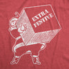 Womens Extra Festive Tshirt Funny Christmas Santa Claus Graphic Novelty Tee
