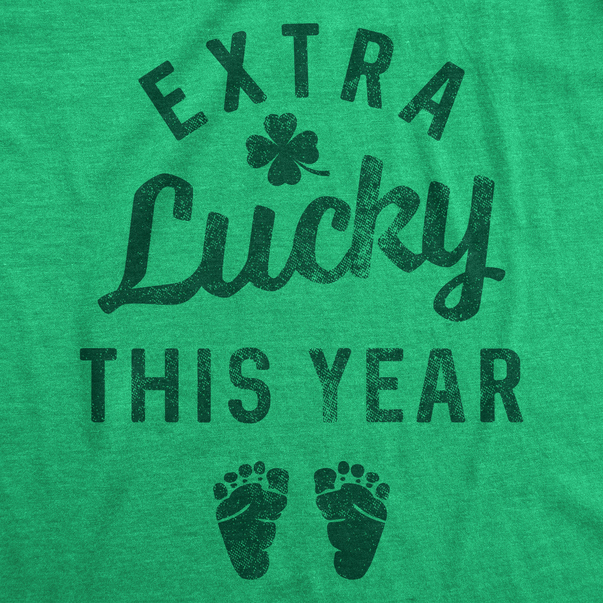 Maternity Extra Lucky This Year Tshirt Funny St Patricks Day Parade Novelty Pregnancy Tee