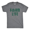 Mens Farm Life Tshirt Funny Country Lifestyle Graphic Novelty Tee