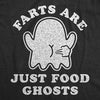 Youth Farts Are Just Food Ghosts Tshirt Funny Halloween Bathroom Humor Tee