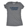 Womens Firework Expert Tshirt Funny 4th Of July Independence Day Graphic Tee