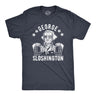 Mens George Sloshington Tshirt Funny 4th Of July Beer Drinking Patriotic Graphic Tee