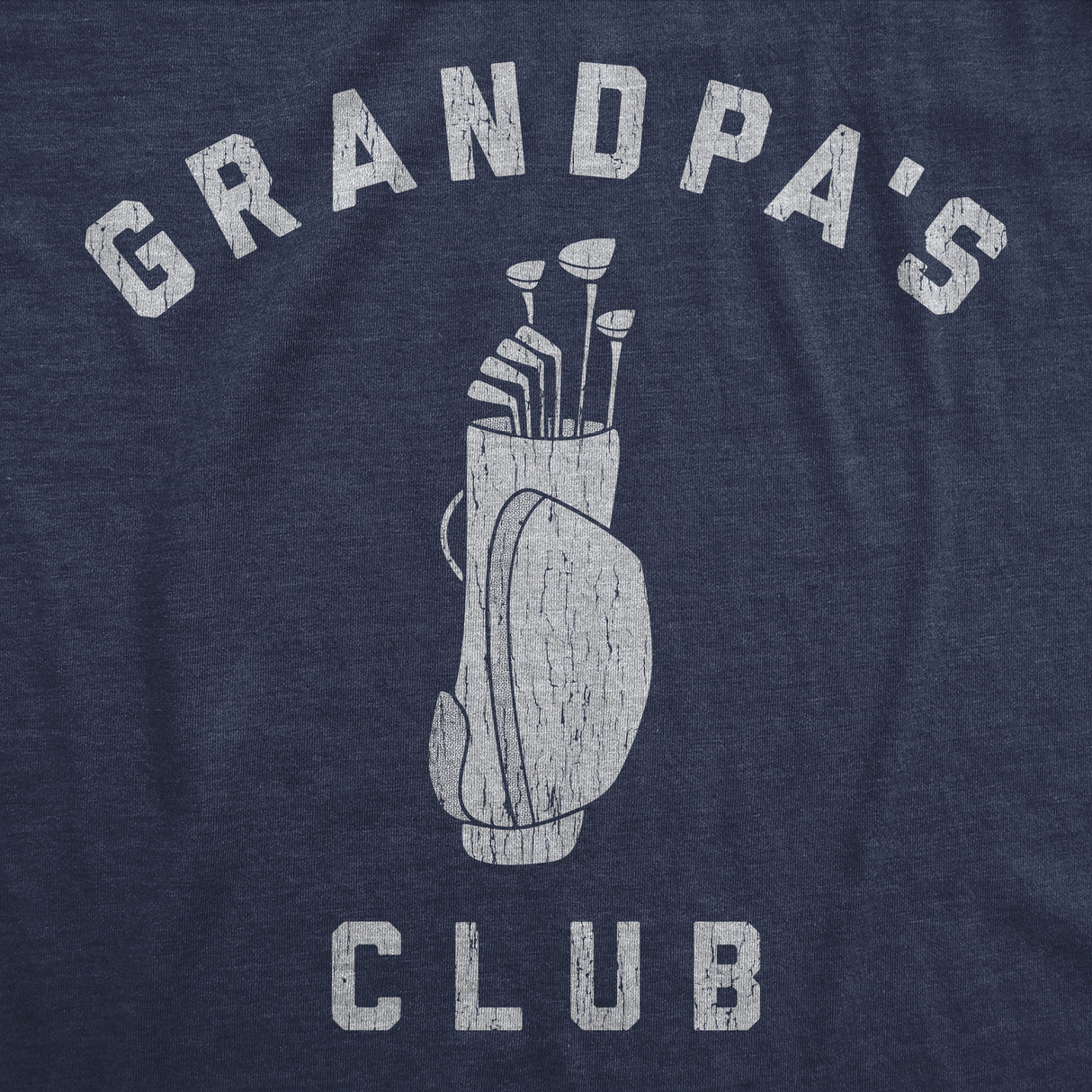 Mens Grandpa's Club Tshirt Funny Grandfather Golf Lover Gift For Gramps Novelty Tee