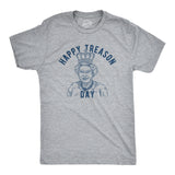 Mens Happy Treason Day Tshirt Funny British Empire Queen England 4th Of July USA Tee