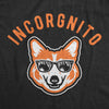 Mens Incorgnito Tshirt Funny Incognito Corgi Graphic Pet Dog Puppy Animal Lover Novelty Tee
