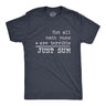 Mens Not All Math Puns Are Terrible Just Sum Tshirt Funny Nerdy Joke Graphic Tee For Teacher