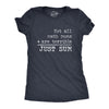 Womens Not All Math Puns Are Terrible Just Sum Tshirt Funny Nerdy Joke Graphic Tee For Teacher