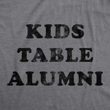 Mens Kids Table Alumni Tshirt Funny Thanksgiving Dinner Sarcastic Holiday Family Tee