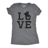 Womens Love Corgi T shirt Funny Pet Puppy Dog Mom Animal Lover Graphic Tee