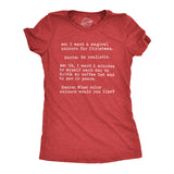 Womens Magical Unicorn For Christmas Tshirt Hilarious Holiday Tee